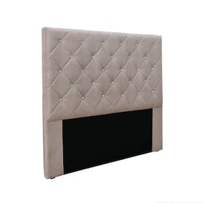 Cabeceira Cama Box Solteiro 90 Cm Tania Linho Areia S04 - D`rossi