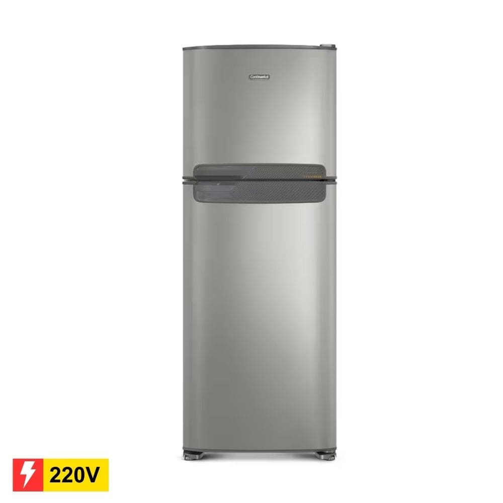 REEMBALADO: Geladeira Continental TC56S Frost Free com Gavetão de Frutas 472L Prata - 220V