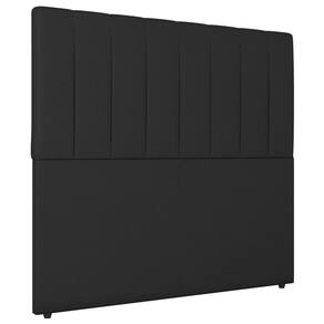 Cabeceira Cama Box Casal Ivana 140cm Sintético Preto