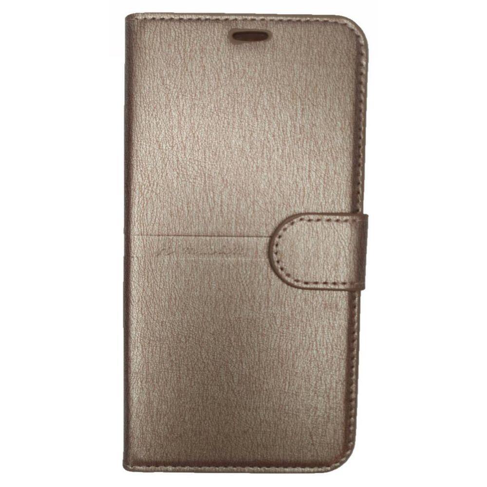 Capa Carteira Para Samsung A01 - Capinha Cor: Dourada