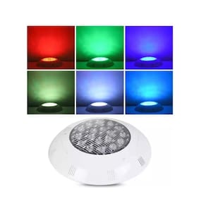 Refletor LED para piscina 18W RGB com controle remoto IP68