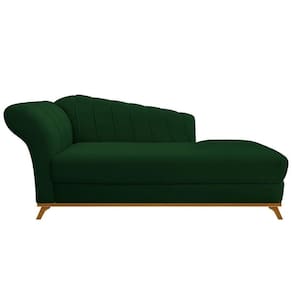 Diva Recamier Vanessa 160cm Lado Direito Suede Verde