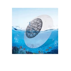 Refletor LED para piscina multicolorido RGB 18W 12V com controle remoto
