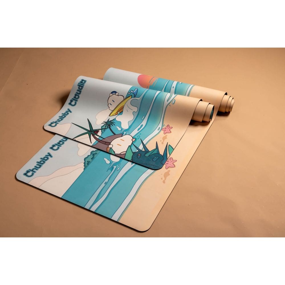 Tapete de ioga e brincadeira para pais e filhos da Chubby Cloudia