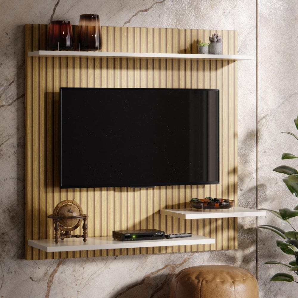 Painel Suporte Para Tv 32 Polegadas Ripado Smart Plus Madri