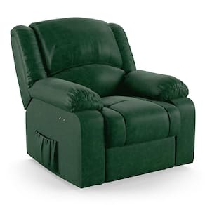 Poltrona Do Papai Reclinável Melim Power Touch Usb Pu Fh1 - D`rossi Cor Verde