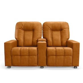Poltrona Do Papai Reclinável 2 Lugares Sala De Cinema Arsenal Manual Pu Whisky