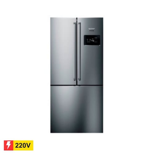 REEMBALADO: Refrigerador Brastemp Gourmand Frost Free Side Inverse BRO81AR 540L Inox - 220V