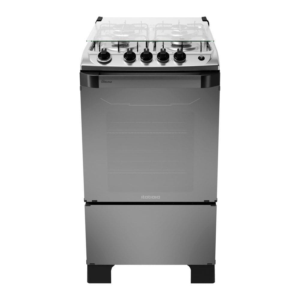 Fogão 4 Bocas Itatiaia New Dream Prata - Bivolt - 3700000321