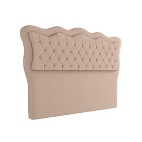 Cabeceira Para Cama Box Casal 140 Cm Eliza Linho Bege I02 - D`rossi