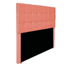 Cabeceira Estofada Manchester 160 Cm Queen Size Suede - Doce Sonho Móveis Cor Coral