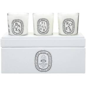 Vela Diptyque Votive Trio Baies, Figuier, Roses 70g