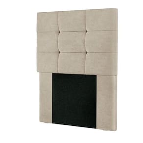 Cabeceira Estofada Cama Box 90cm Julia Shop Das Cabeceiras Bege