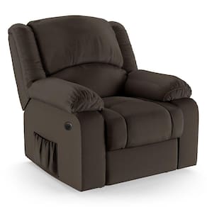 Poltrona Do Papai Reclinável Melim Power Elétrica Pu Fh1 - D`rossi Cor Marrom