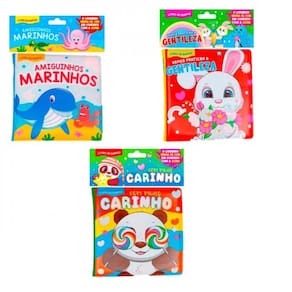 Kit Diversão No Banho - Kit Com 3 Livrinhos De Banho