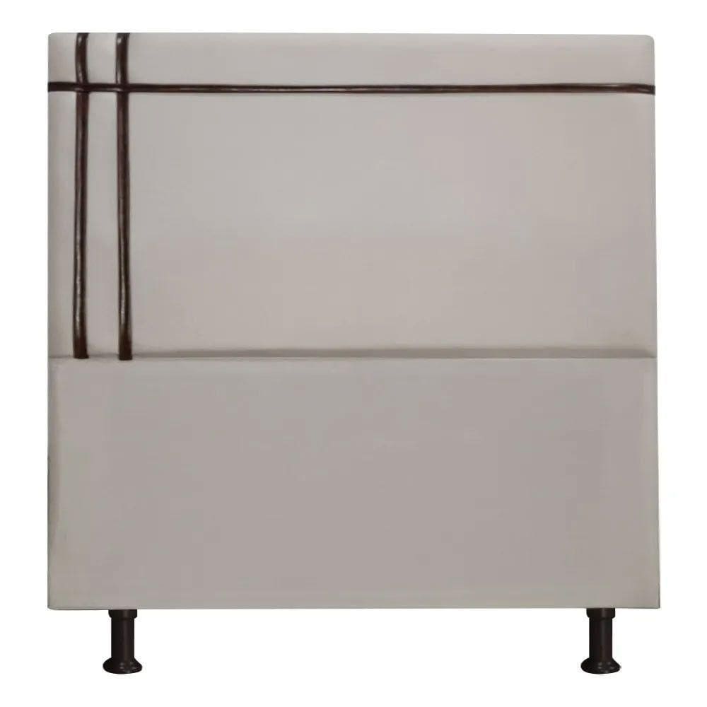 Cabeceira Royal 90cm Linho Fita Marrom Shop Das Cabeceiras Carvalho