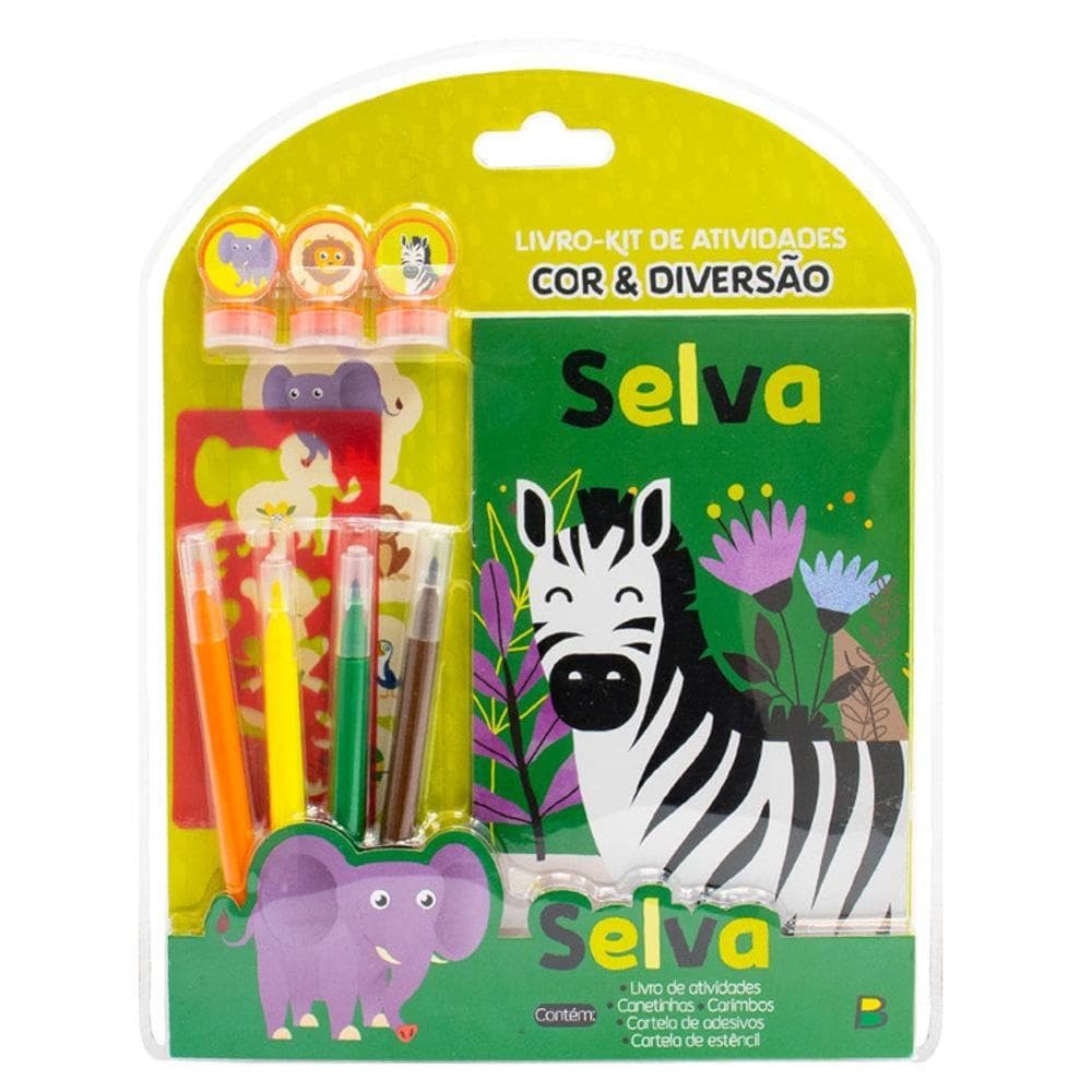 Livro kit de atividades - Selva
