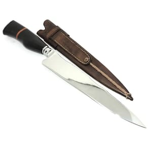 Faca Gaúcha Churrasco Forjada Cabo Chifre - Lâm 26 cm
