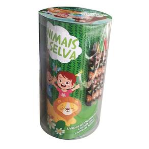 Mini Tubo - Histórias Para Colorir - Animais Da Selva