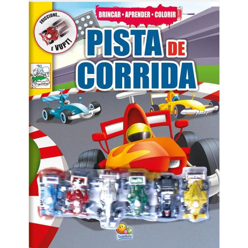 Pista De Corrida - Coleçao Brincar, Aprender E Colorir