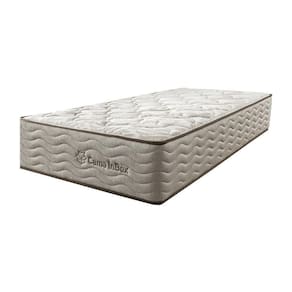 Colchão Solteiro Molas Ensacadas Euro 88x188x32 Cama Inbox Ocean Bege