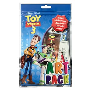 Art Pack - Toy Story 3 - Lapis De Cor - Adesivos - Livro De Colorir