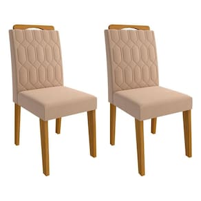 Kit Sala Jantar Ágata 130X80 4 Cadeiras Paola Cimol Nature/Off White/Nude Nature/Offwhite/Nude