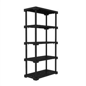 Estante Modular 5 Prateleiras 60 Kg Multiuso Preto Grifit