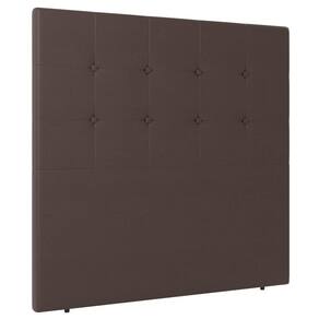 Cabeceira Cama Box Solteiro Luana 90cm Sintético Marrom - Abmaza
