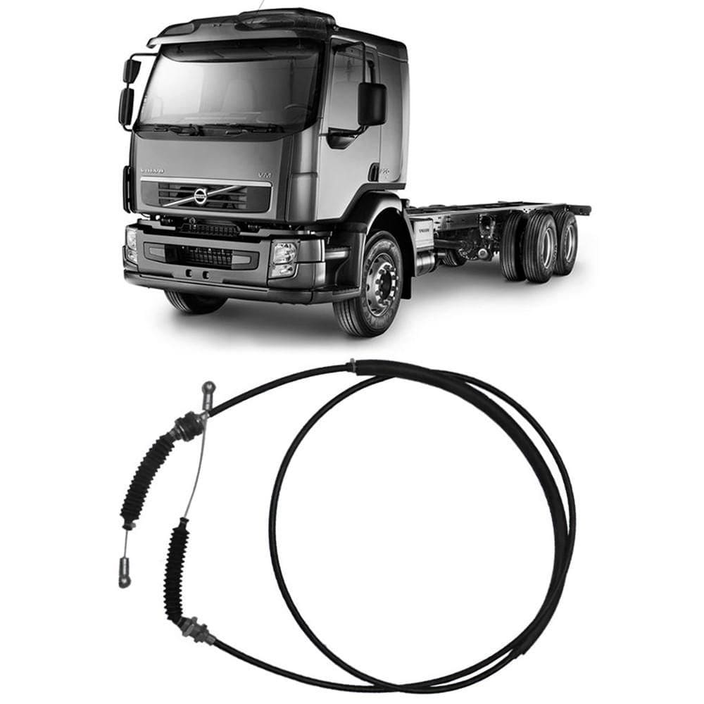 Cabo Acelerador 2706mm VM220 VM270 VM330 2003 a 2024 Tuba