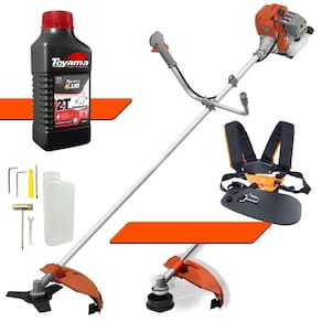Roçadeira Á Gasolina RL520ACG2 Tekna 2T 52cc 2HP Com Lâmina de Corte 3 Pontas e Carretel Nylon + Óleo Toyama 2 Tempos