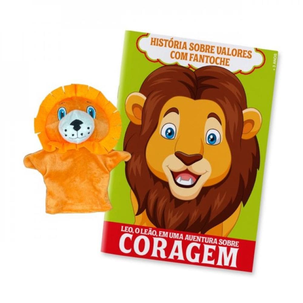 História Sobre Valores Com Fantoche – Leão