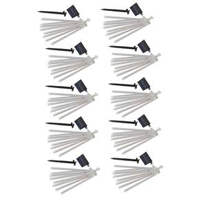 Cascata Solar Snow Fall 8 Tubos Kit 10 Uni Decoraçao Natal Enfeite Natalino Fim De Ano Festa Iluminaçao Arvore Evento