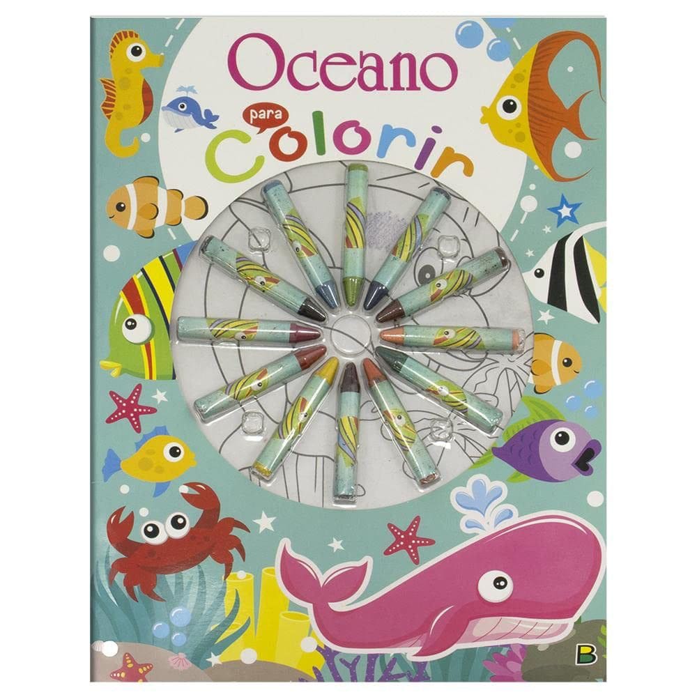 Cores Em Ação! - Oceano Para Colorir