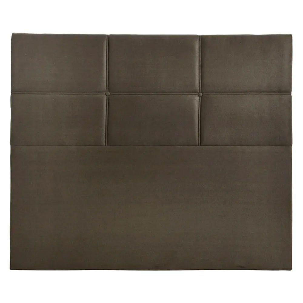 Cabeceira Estofada Milena 1,95 Sued Shop Das Cabeceiras Castor