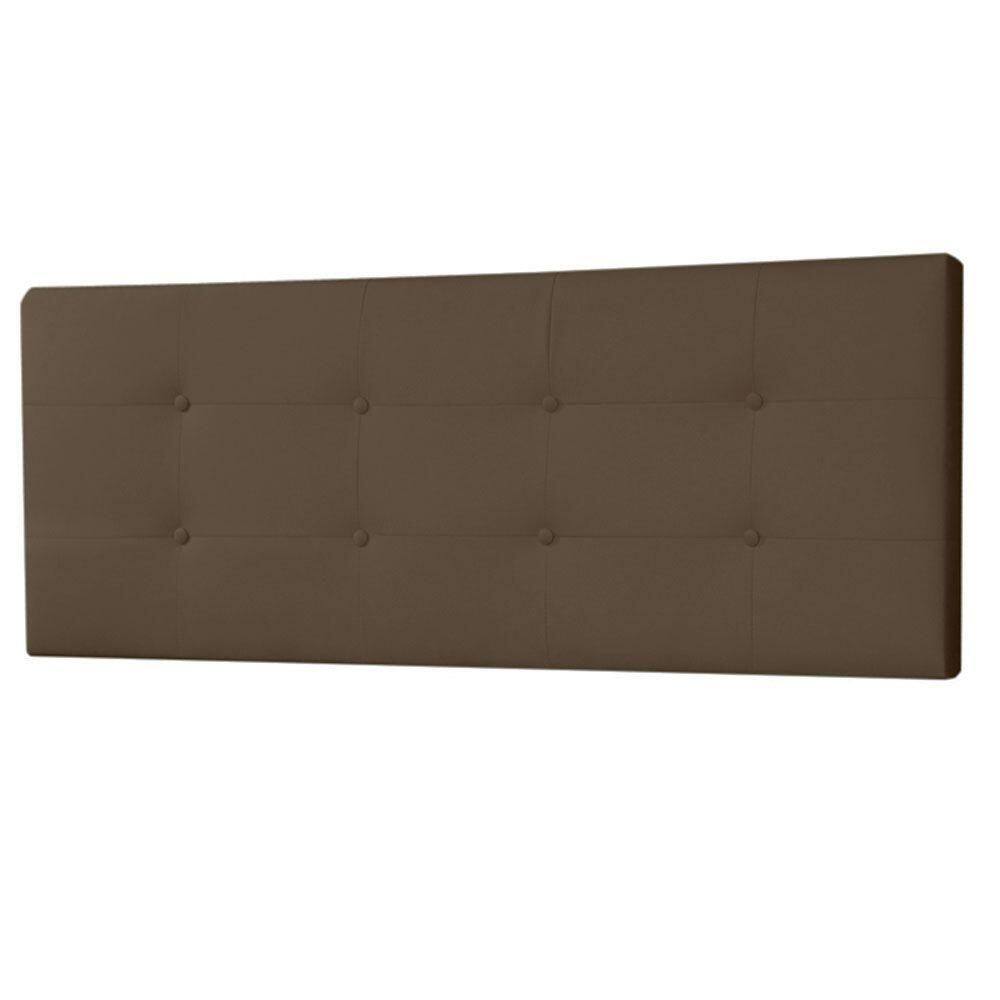 Cabeceira Painel King 1,95m Berlim Suede Marrom