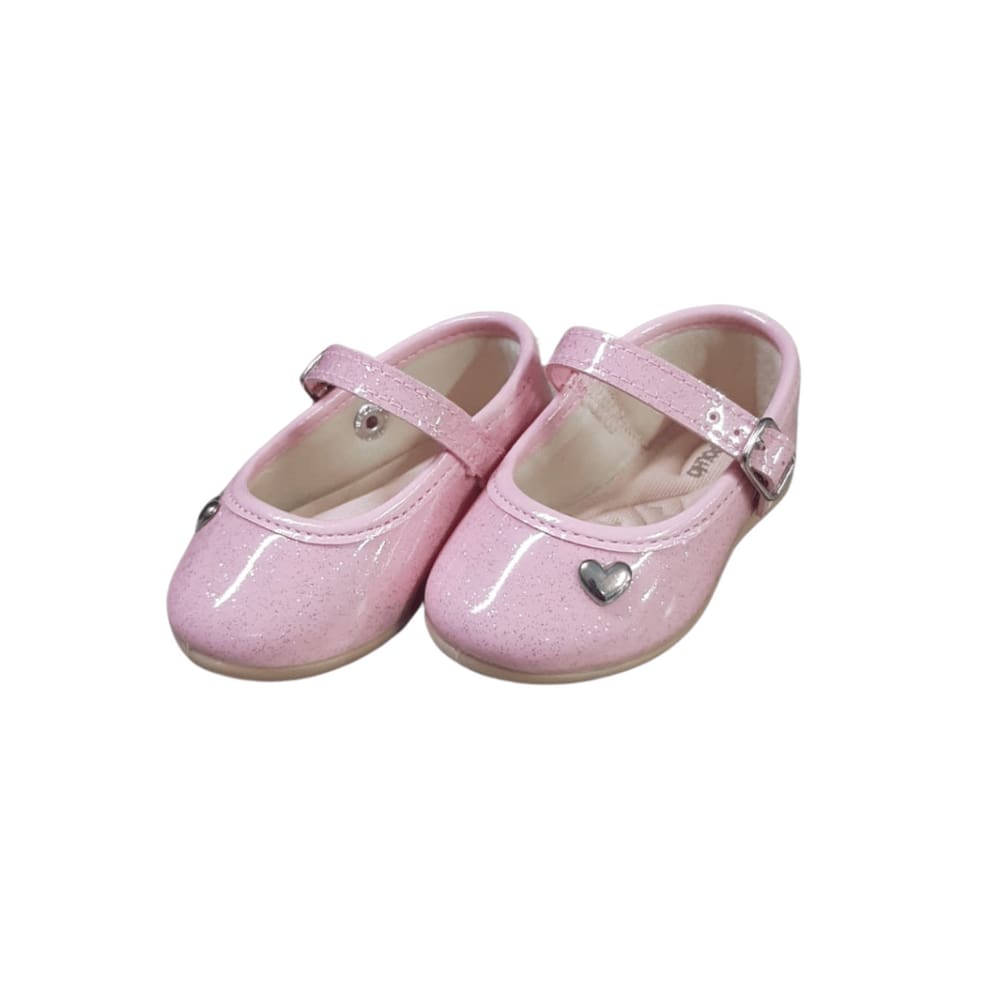 Sapatilha Pimpolho Courinho Rosa Brilhante 16 Ao 21