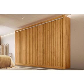 Guarda Roupa Casal York C-6 Gavetas E 3 Portas De Correr Ripada Peroba - Europa