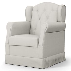 Poltrona De Amamentação Balanço Letícia Linho Off White