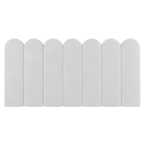 Painel Cabeceira Cama Box Solteiro Lana 100cm Sintético Branco - Abmaza