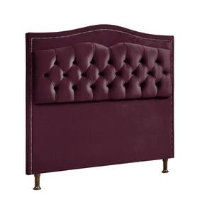 Cabeceira Estofada Holanda 0,90 Solteiro 2.0 Shop Das Cabeceiras Roxo