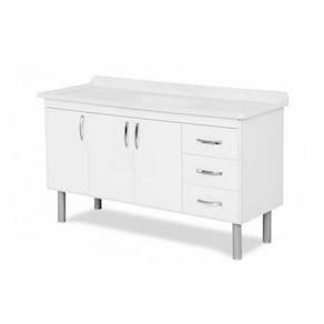 Gabinete Cozinha Toquio 144cm Branco - Rorato
