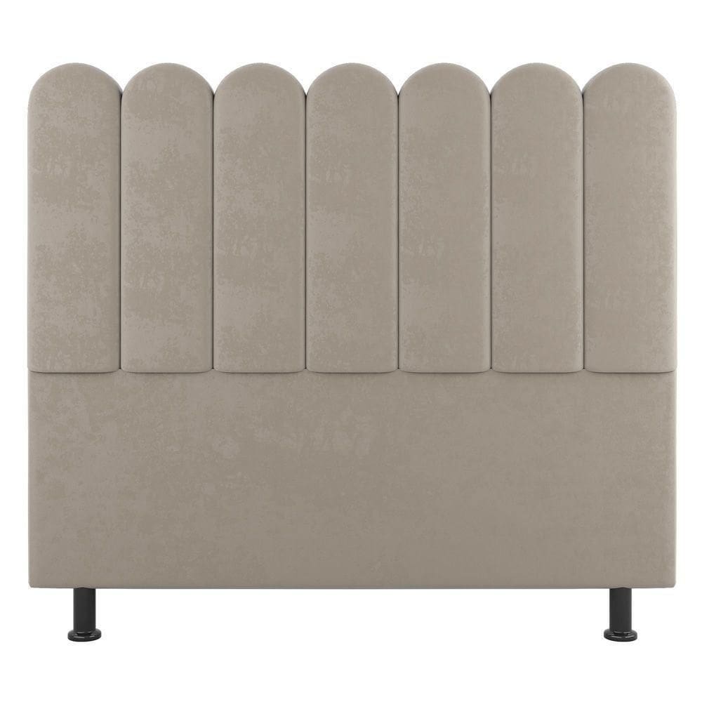 Cabeceira Cama Box Casal Queen Size Lana 160cm Linho Bege - Abmaza