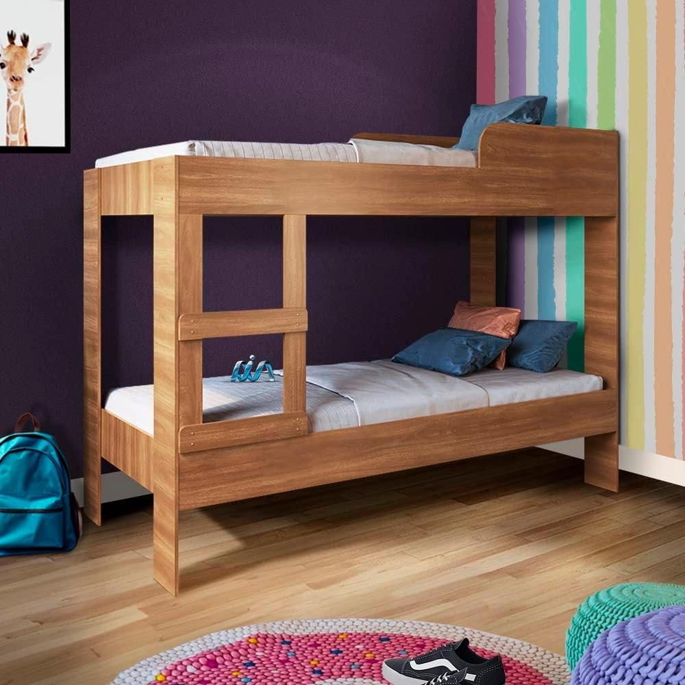 Beliche para Quarto Solteiro Nogal Yvis Jm Móveis - Marrom