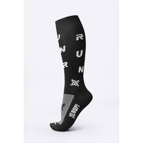 Meia Hupi Run Sprint Preto Longa