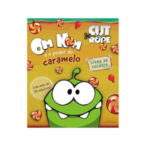 Om Nom E O Poder Do Caramelo - Livro De Colorir