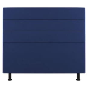 Cabeceira Cama Box Casal Malik 140cm Suede Azul - Abmaza