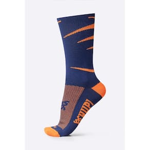 Meia HUPI Veneto Azul/Laranja