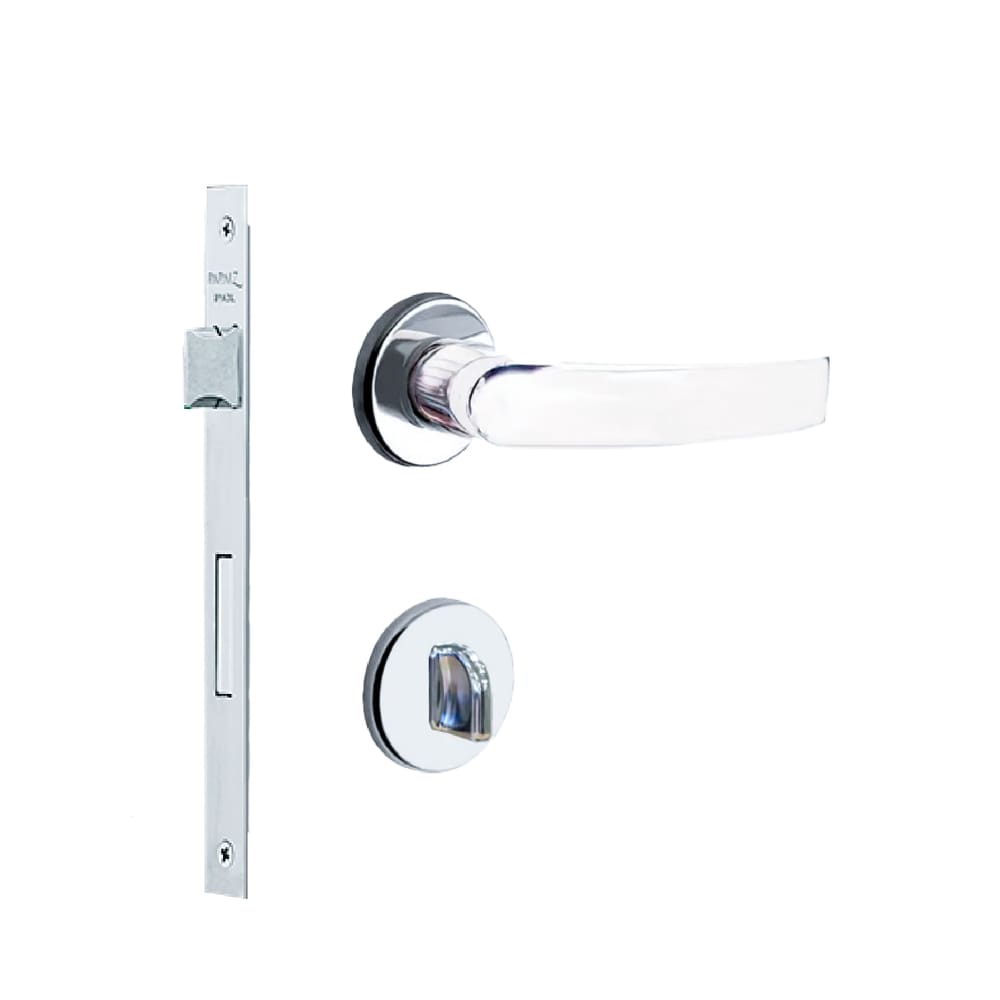 Fechadura Papaiz Banheiro MZ 950 Cromado