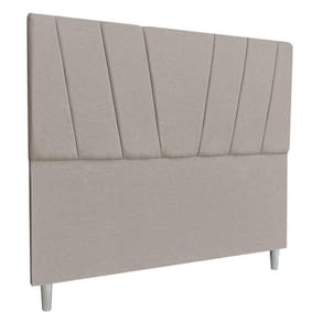 Cabeceira King 1,95m Italia Linho Cappuccino